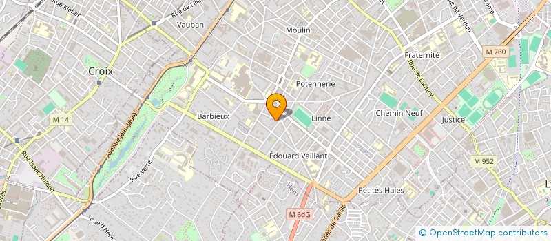 localisation de l'entreprise NATES  ROUBAIX