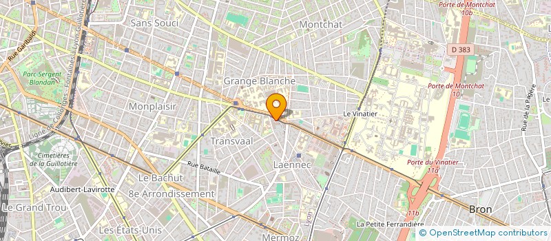 localisation de l'entreprise NATESPA 2 à LYON