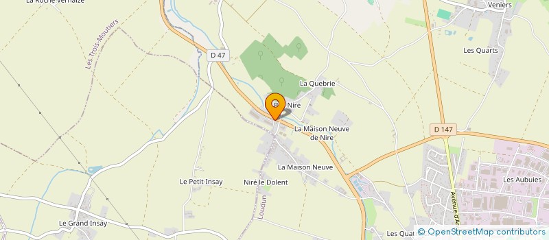 localisation de l'entreprise NATEVAL  LOUDUN