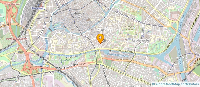 localisation de l'entreprise NATEVIA à STRASBOURG