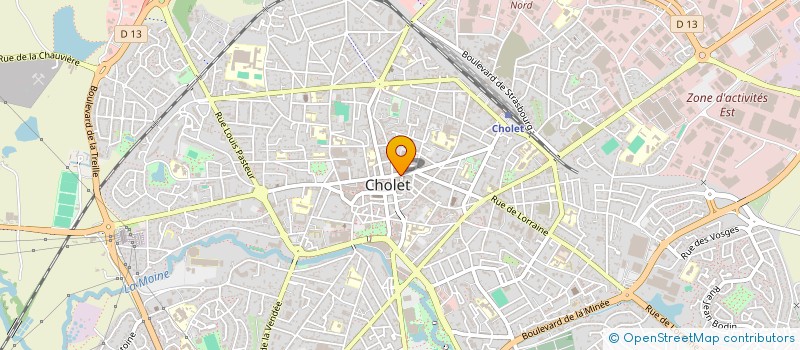 localisation de l'entreprise NATEX à CHOLET