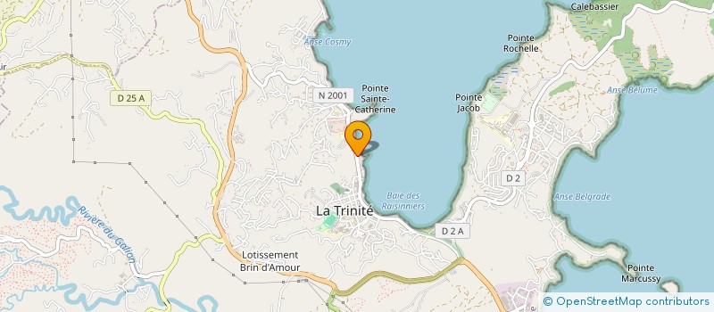 localisation de l'entreprise NATFORCE à LA TRINITE