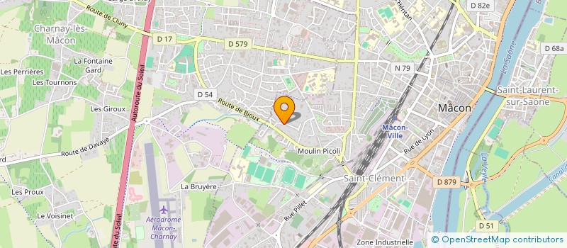 localisation de l'entreprise NATFRA à CHARNAY-LES-MACON