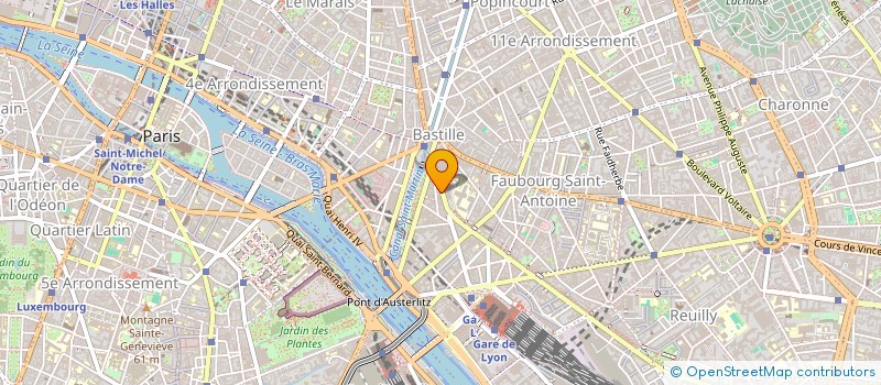 localisation de l'entreprise NATGAS FRANCE à PARIS