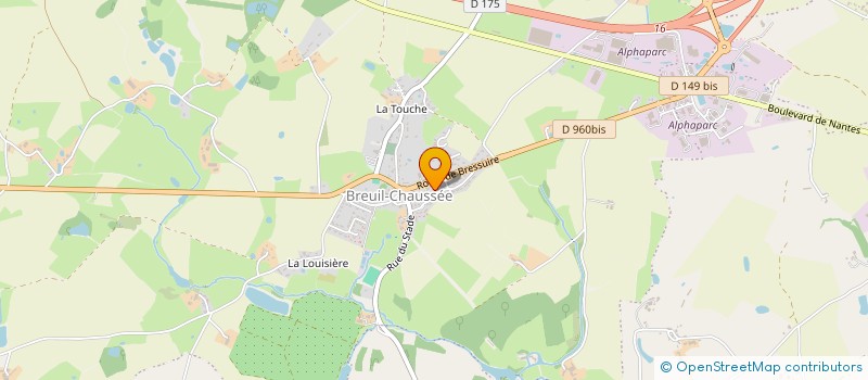 localisation de l'entreprise NATH 2  BRESSUIRE