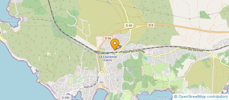 localisation de l'entreprise NATH  MARTIGUES