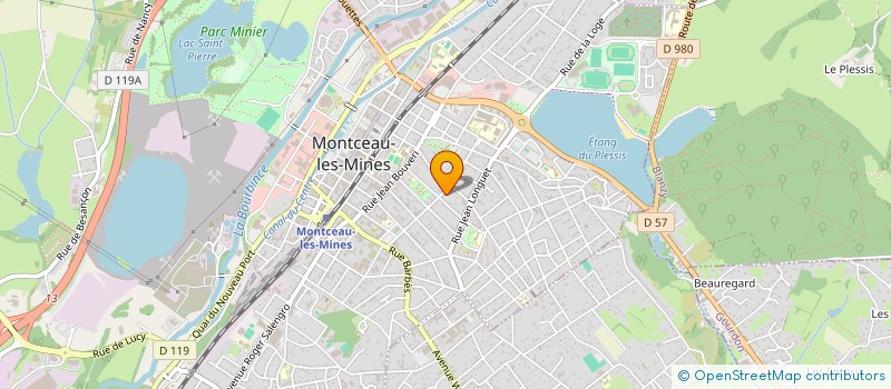 localisation de l'entreprise NATH 94 à MONTCEAU-LES-MINES