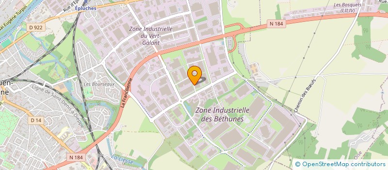 localisation de l'entreprise NATH'ACHAT à SAINT-OUEN-L'AUMONE