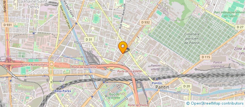 localisation de l'entreprise NATH'BIJOUX  AUBERVILLIERS