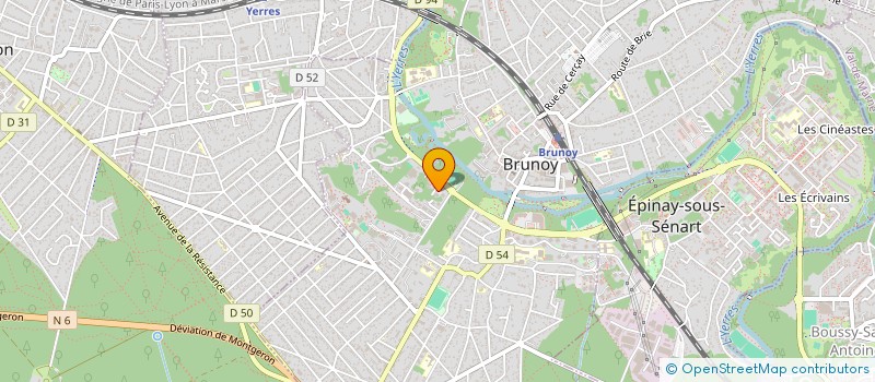 localisation de l'entreprise NATH & CO à BRUNOY