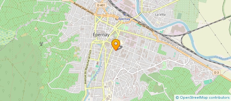 localisation de l'entreprise NATH COIFF à EPERNAY