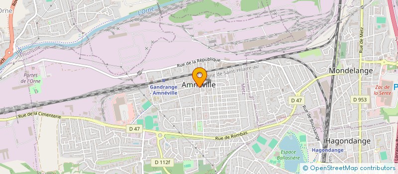 localisation de l'entreprise NATH IMMO  AMNEVILLE