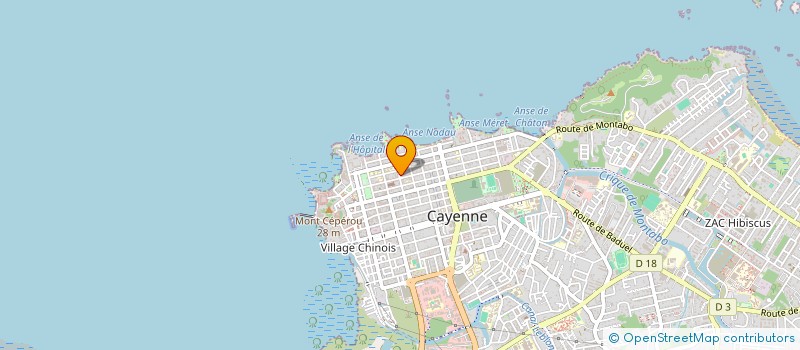 localisation de l'entreprise NATH IMPORT à CAYENNE