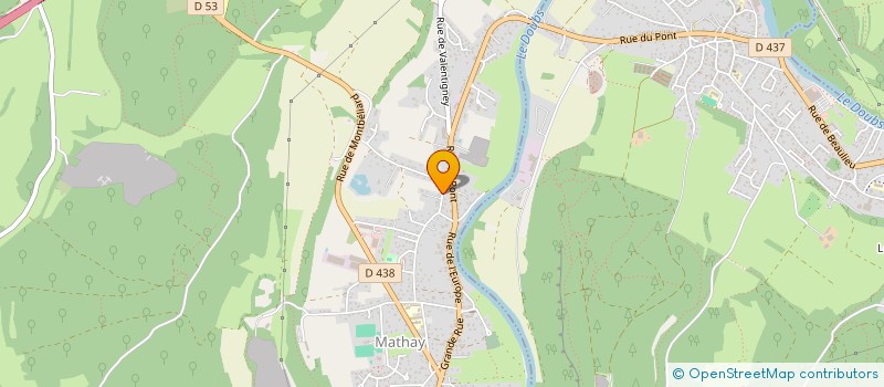 localisation de l'entreprise NATH INVEST  MATHAY