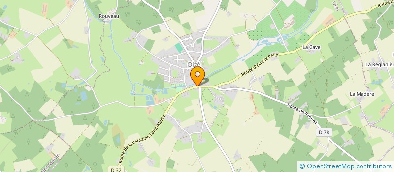 localisation de l'entreprise NATH KFEE  MEZERAY