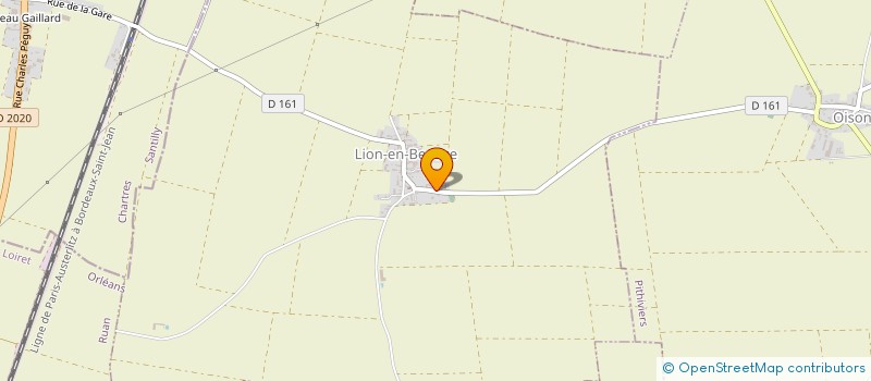localisation de l'entreprise NATH TAXI à LION-EN-BEAUCE