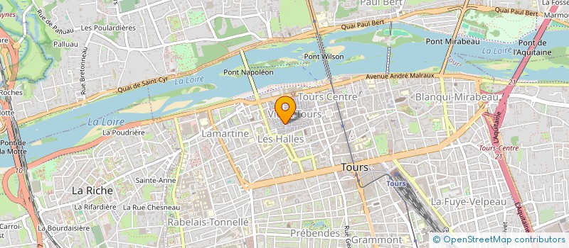 localisation de l'entreprise NATH-ZINC  JOUE-LES-TOURS