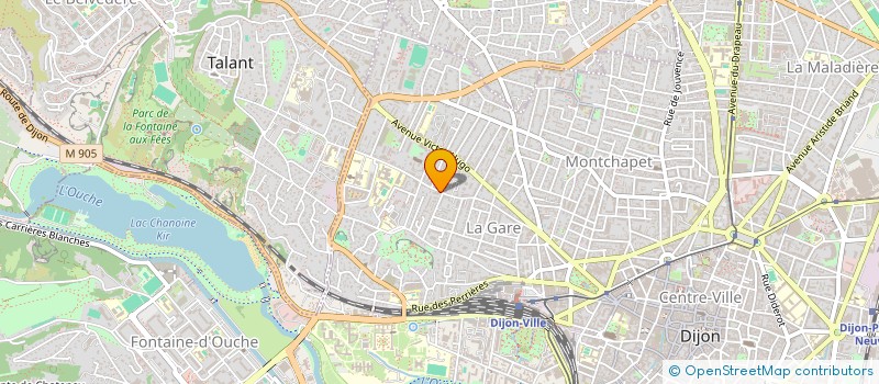 localisation de l'entreprise NATH25 CAC à DIJON