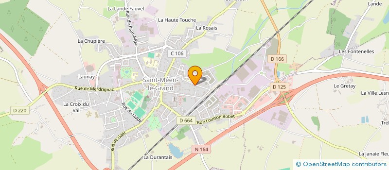 localisation de l'entreprise NATHA YOGA  SAINT-MEEN-LE-GRAND