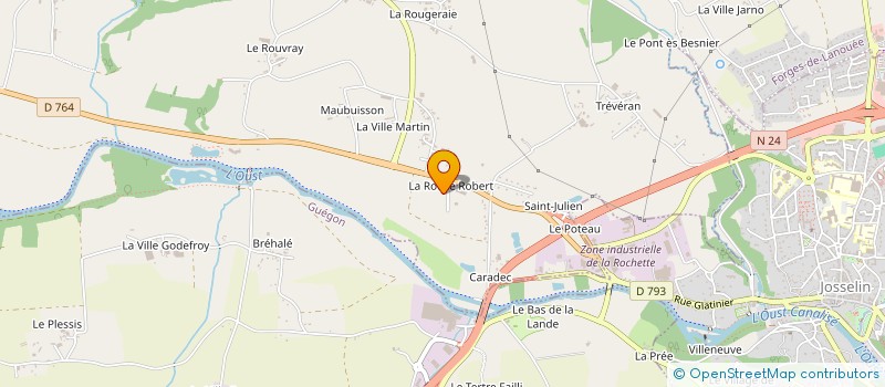 localisation de l'entreprise NATHAEL  FORGES DE LANOUEE