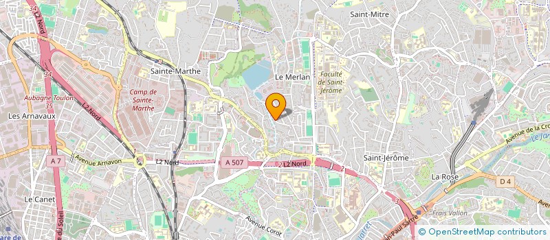 localisation de l'entreprise NATHAELLE  MARSEILLE