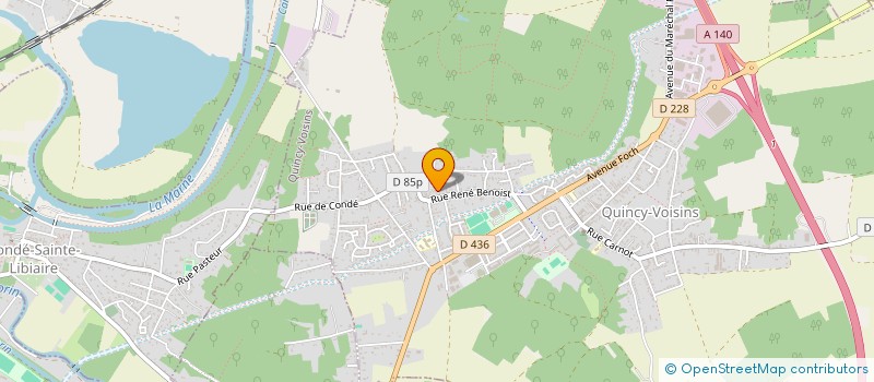 localisation de l'entreprise NATHALEX  QUINCY-VOISINS