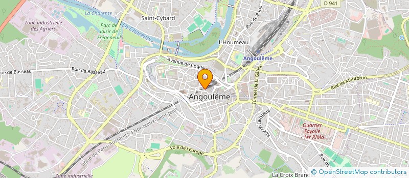 localisation de l'entreprise NATHALIA à ANGOULEME