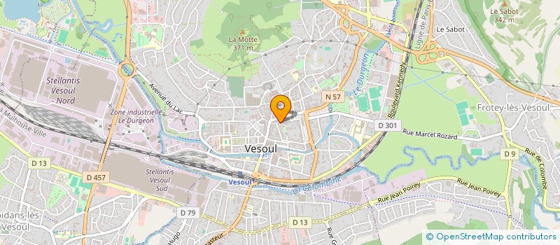 localisation de l'entreprise NATHALIE  VESOUL