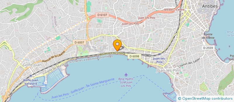 localisation de l'entreprise NATHALIE à ANTIBES