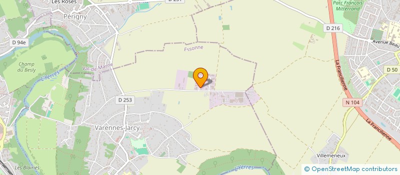 localisation de l'entreprise NATHALIE  VARENNES-JARCY