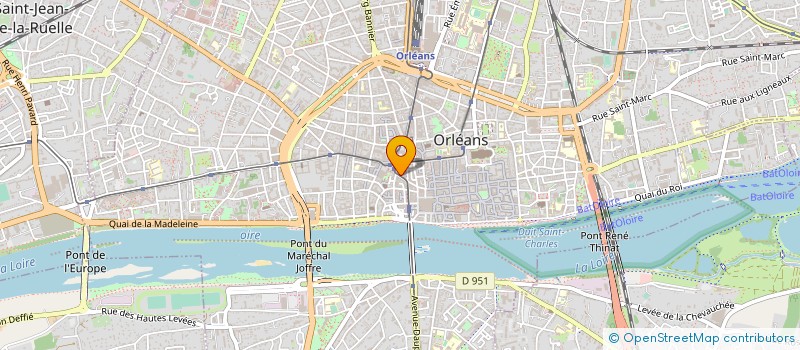 localisation de l'entreprise NATHALIE-ARNAUD SARL  ORLEANS