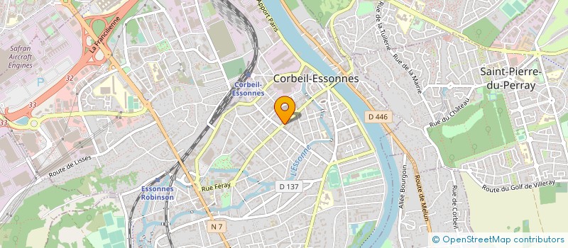 localisation de l'entreprise NATHALIE BONNAUD-CHOUKROUN, DOROTHEE DARNICHE & LAURENT ROBIN, NOTAIRES ASSOCIES à CORBEIL-ESSONNES