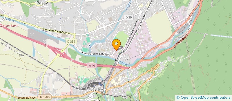 localisation de l'entreprise NATHALIE BOUSSION NOTAIRE  PASSY