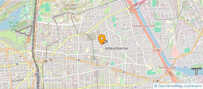 localisation de l'entreprise NATHALIE CAPOCCITTI DEPANNAGE 24H/24 à VILLEURBANNE