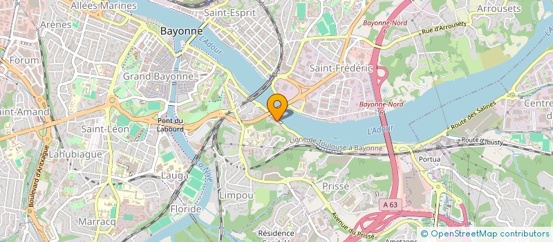 localisation de l'entreprise NATHALIE ET INES LUXCEY à BAYONNE