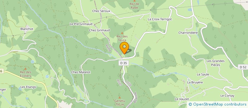 localisation de l'entreprise NATHALIE ET SEBASTIEN CHAIZE  SAIL-LES-BAINS