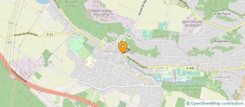 localisation de l'entreprise NATHALIE FLEURS à MARCOUSSIS