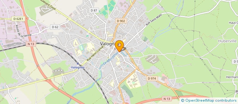 localisation de l'entreprise NATHALIE INSTITUT à VALOGNES