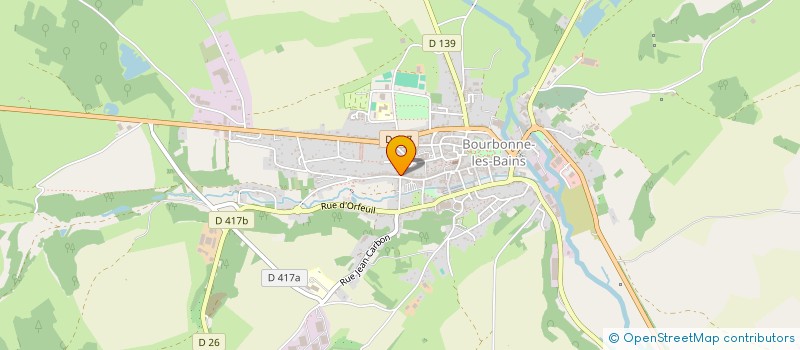 localisation de l'entreprise NATHALIE KOCH à BOURBONNE-LES-BAINS
