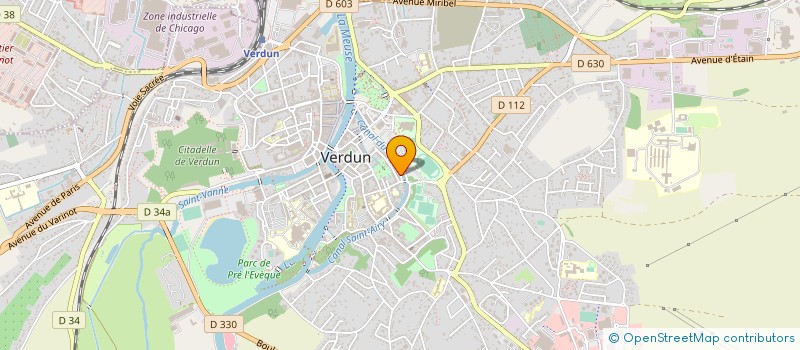 localisation de l'entreprise NATHALIE NICOLAS, NOTAIRE ASSOCIEE à VERDUN