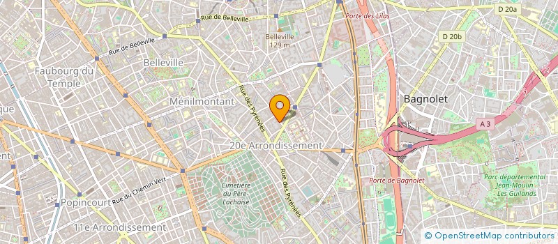 localisation de l'entreprise NATHALIE PLANET  PARIS