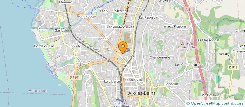 localisation de l'entreprise NATHALIE RAVIER ET PASCALE VUILLERMET, COMMISSAIRES DE JUSTICE ASSOCIEES, SOCIETE CIVILE PROFESSIONNELLE TITULAIRE D'UN  AIX-LES-BAINS