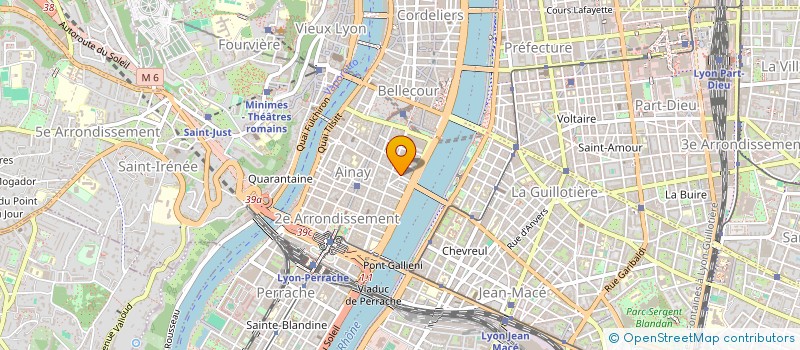 localisation de l'entreprise NATHALIE RIVES A DESIGN  LYON