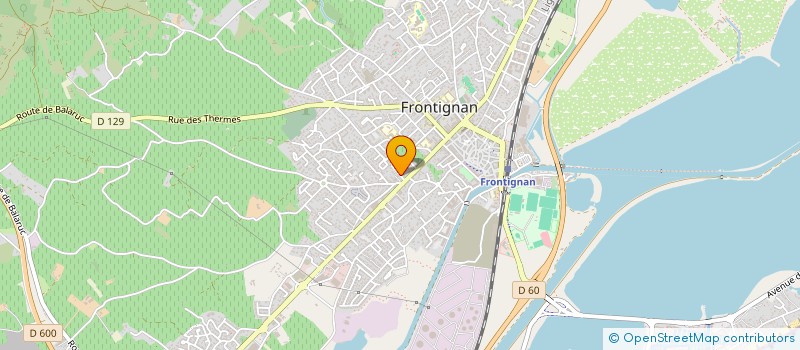 localisation de l'entreprise NATHALIE SALAMONE IMMOBILIER à FRONTIGNAN