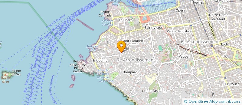 localisation de l'entreprise NATHALIE SAVATTE-POGGIALE IMMOBILIER à MARSEILLE