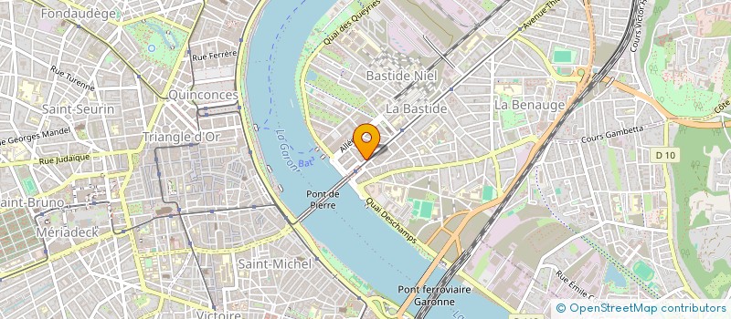 localisation de l'entreprise NATHALIS  BORDEAUX