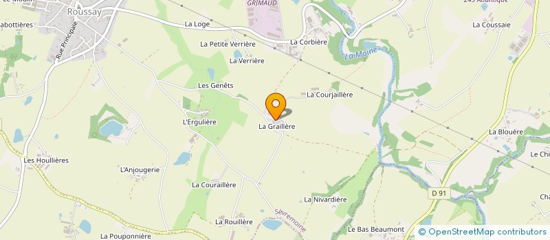 localisation de l'entreprise NATHALY COIFFURE  SEVREMOINE