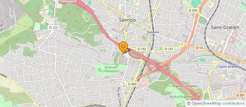 localisation de l'entreprise NATHAN à SANNOIS