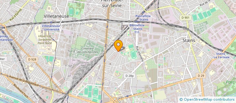 localisation de l'entreprise NATHAN à PIERREFITTE-SUR-SEINE