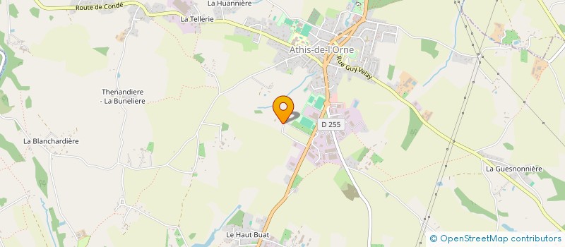 localisation de l'entreprise NATHAN à ATHIS-VAL DE ROUVRE